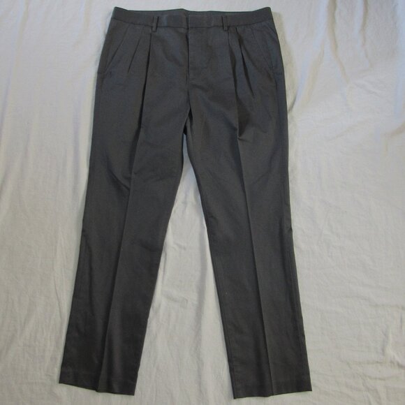 Pantalon Chino Homme Bonobos - Gris - Taille 35x32 - Coupe Athlétique - Préppy - Occasion